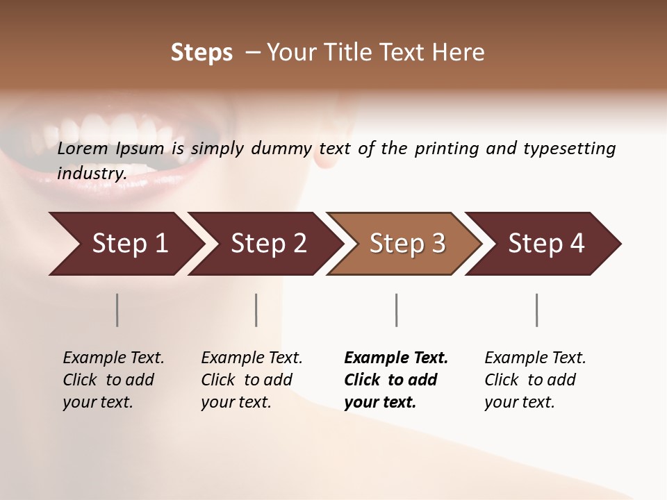 Mouth Beauty Person PowerPoint Template