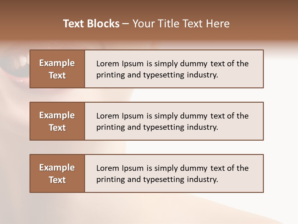 Mouth Beauty Person PowerPoint Template