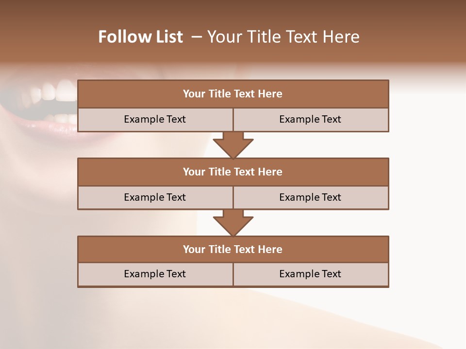 Mouth Beauty Person PowerPoint Template