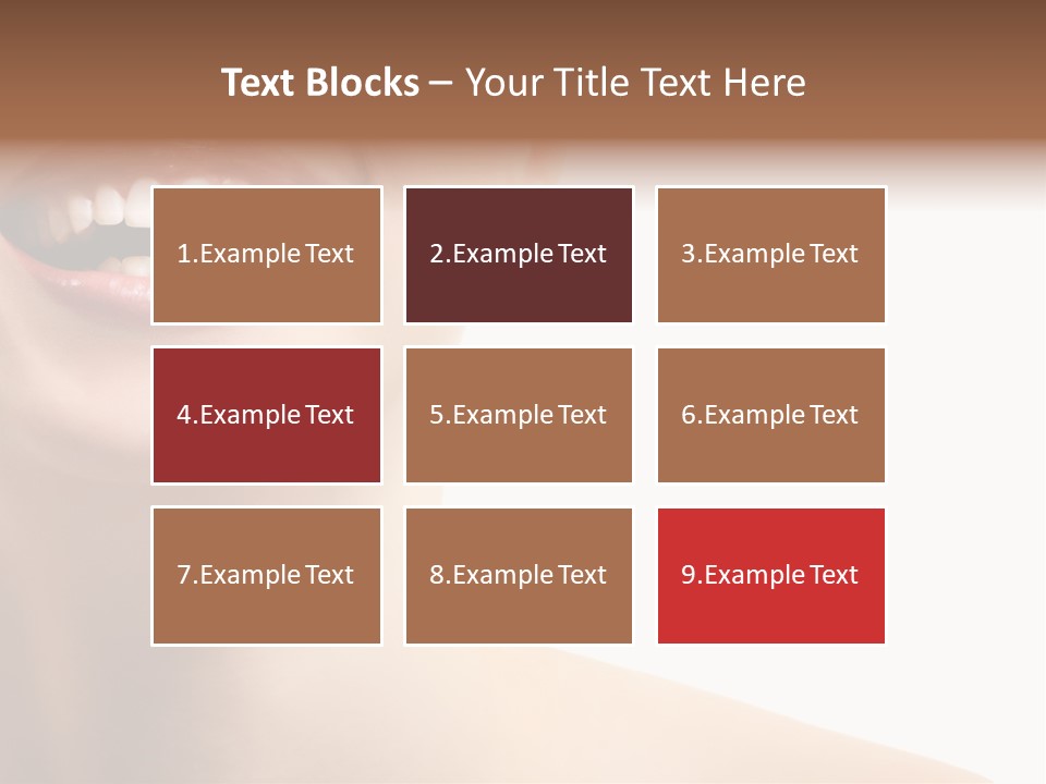 Mouth Beauty Person PowerPoint Template