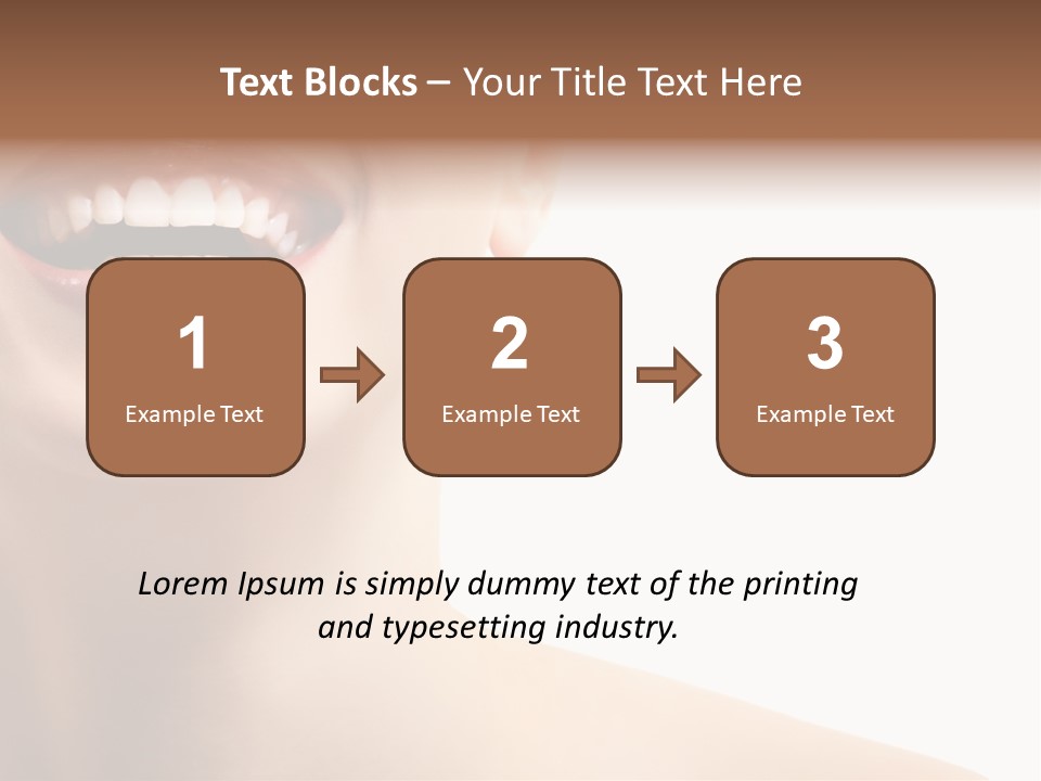 Mouth Beauty Person PowerPoint Template