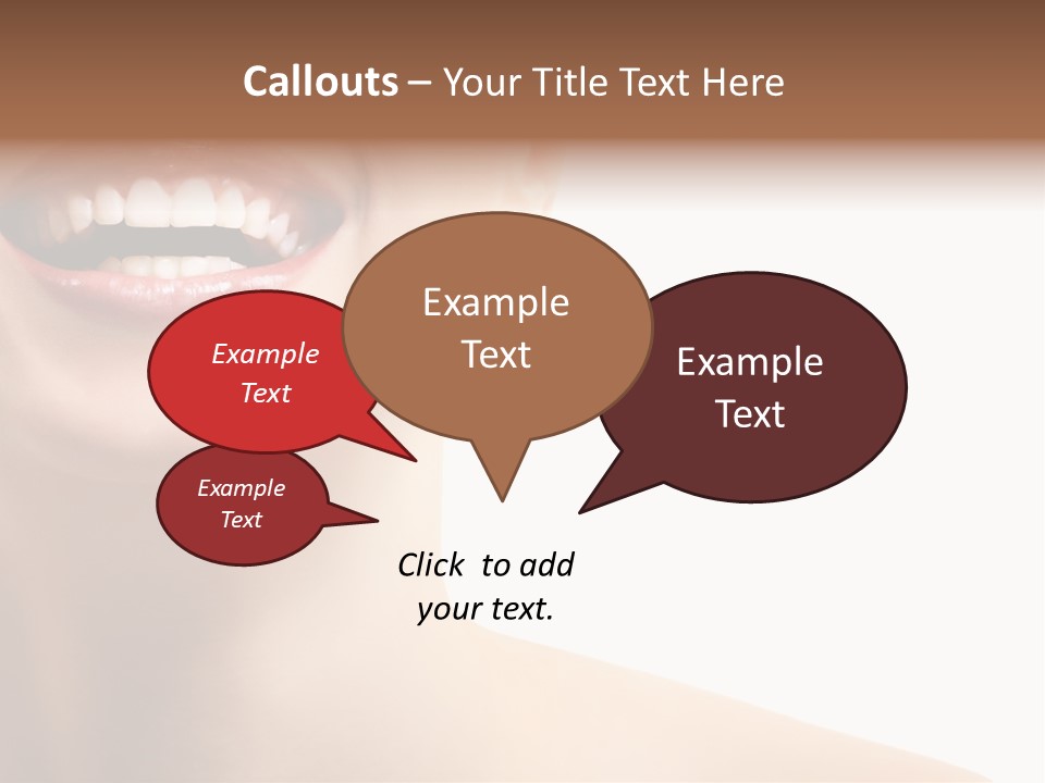 Mouth Beauty Person PowerPoint Template