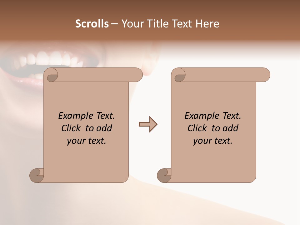 Mouth Beauty Person PowerPoint Template