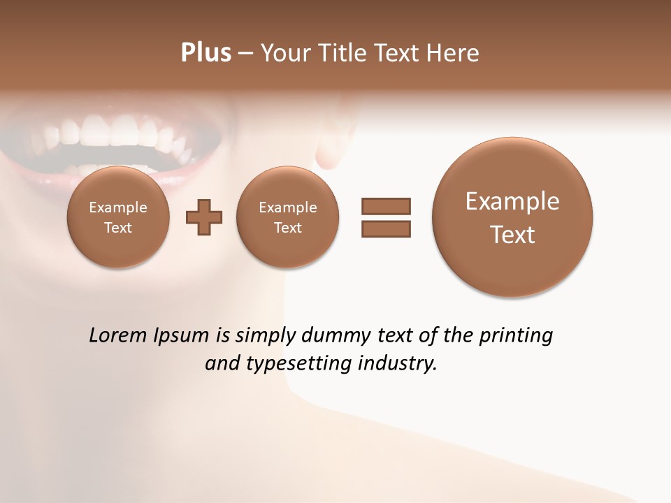 Mouth Beauty Person PowerPoint Template