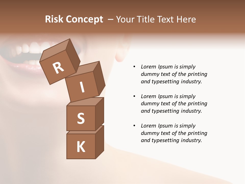 Mouth Beauty Person PowerPoint Template