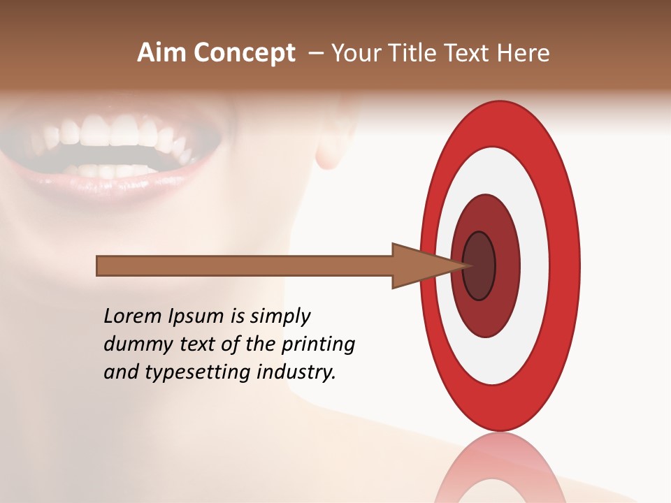 Mouth Beauty Person PowerPoint Template