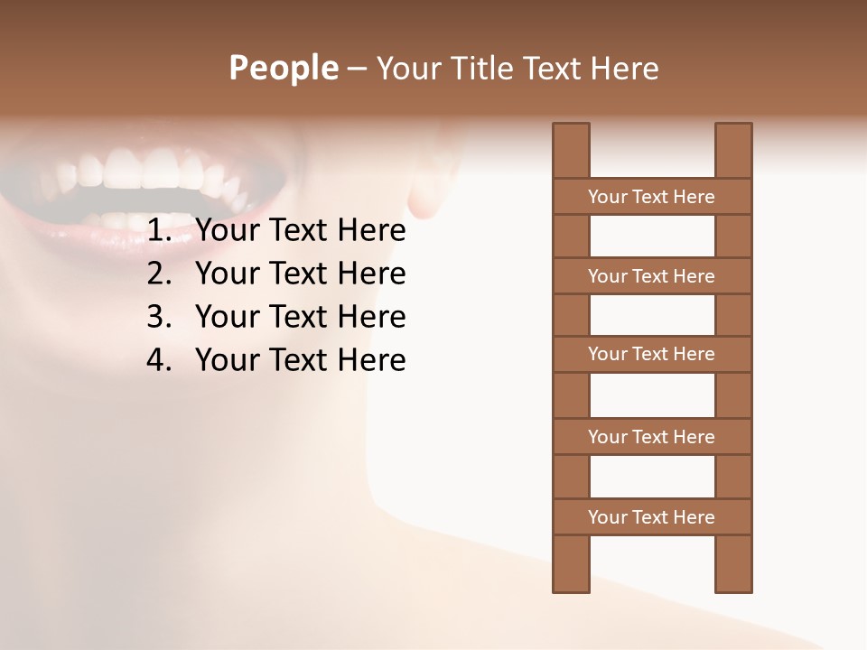 Mouth Beauty Person PowerPoint Template
