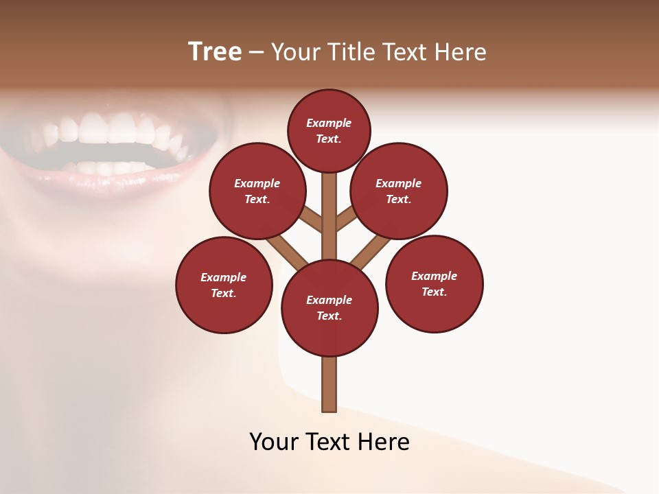 Mouth Beauty Person PowerPoint Template