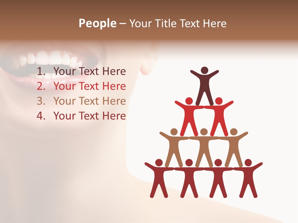 Mouth Beauty Person PowerPoint Template