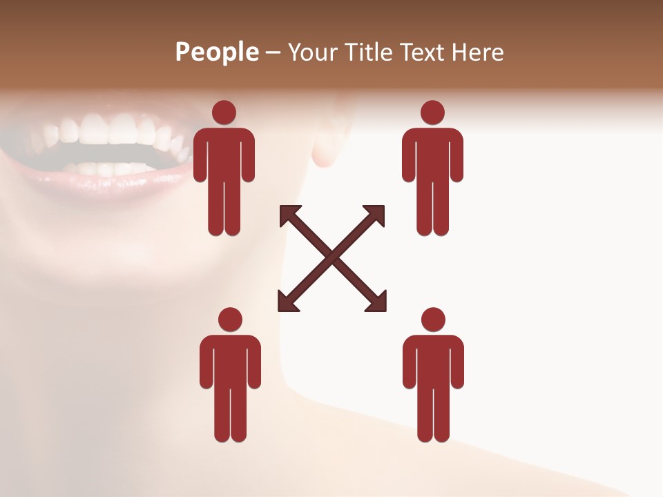 Mouth Beauty Person PowerPoint Template