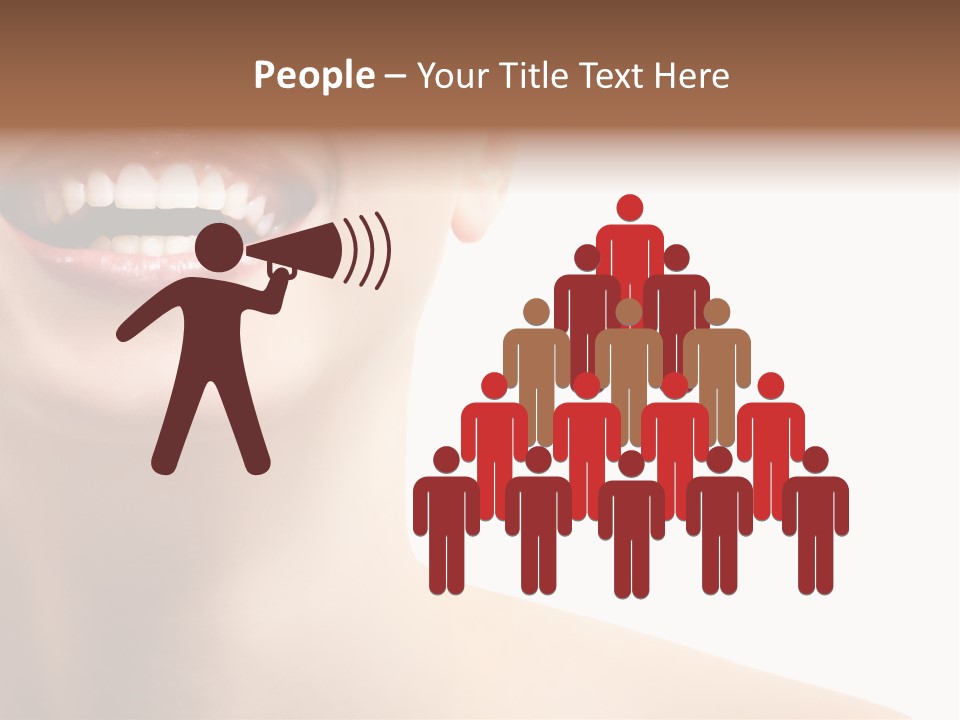 Mouth Beauty Person PowerPoint Template