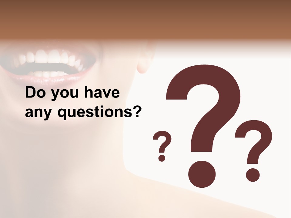 Mouth Beauty Person PowerPoint Template