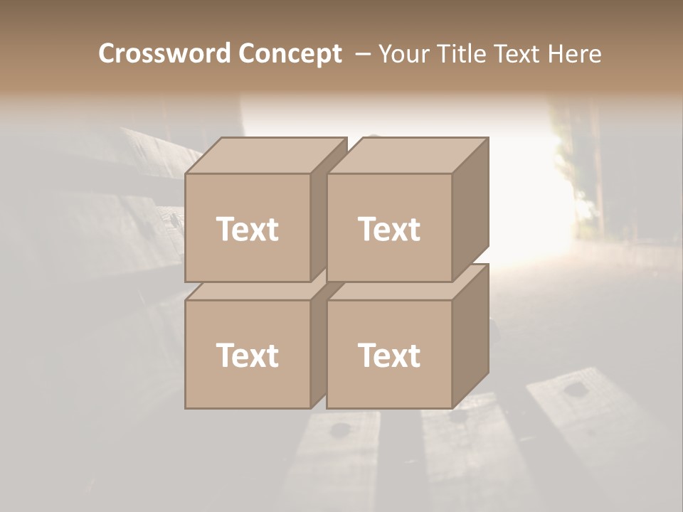 Greenhouse Concept Skateboard PowerPoint Template