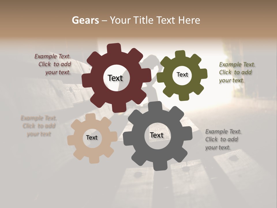 Greenhouse Concept Skateboard PowerPoint Template