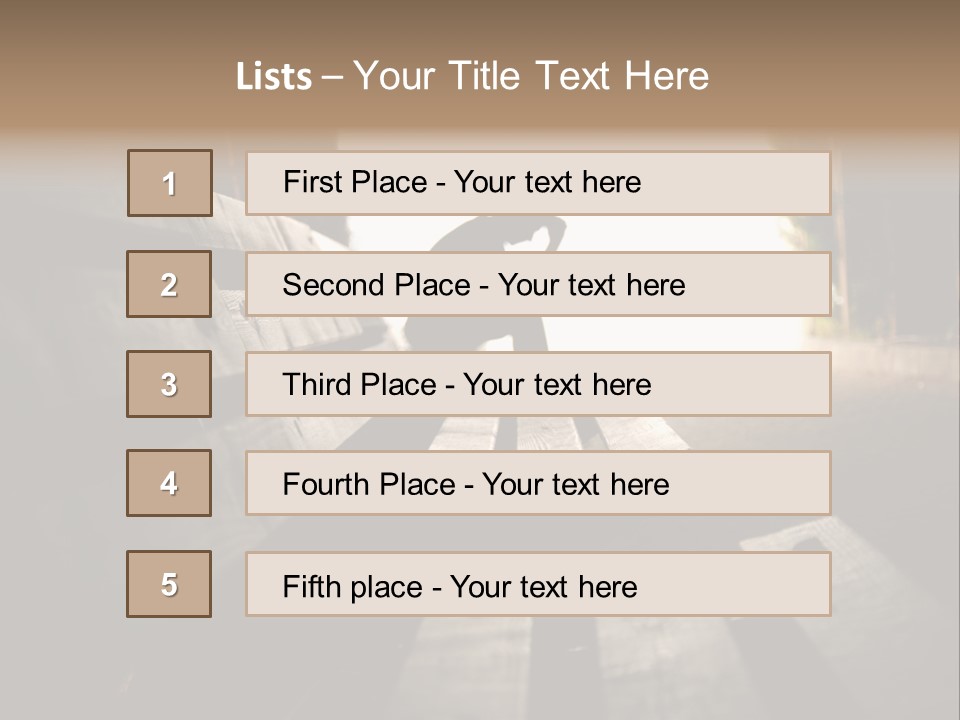 Greenhouse Concept Skateboard PowerPoint Template