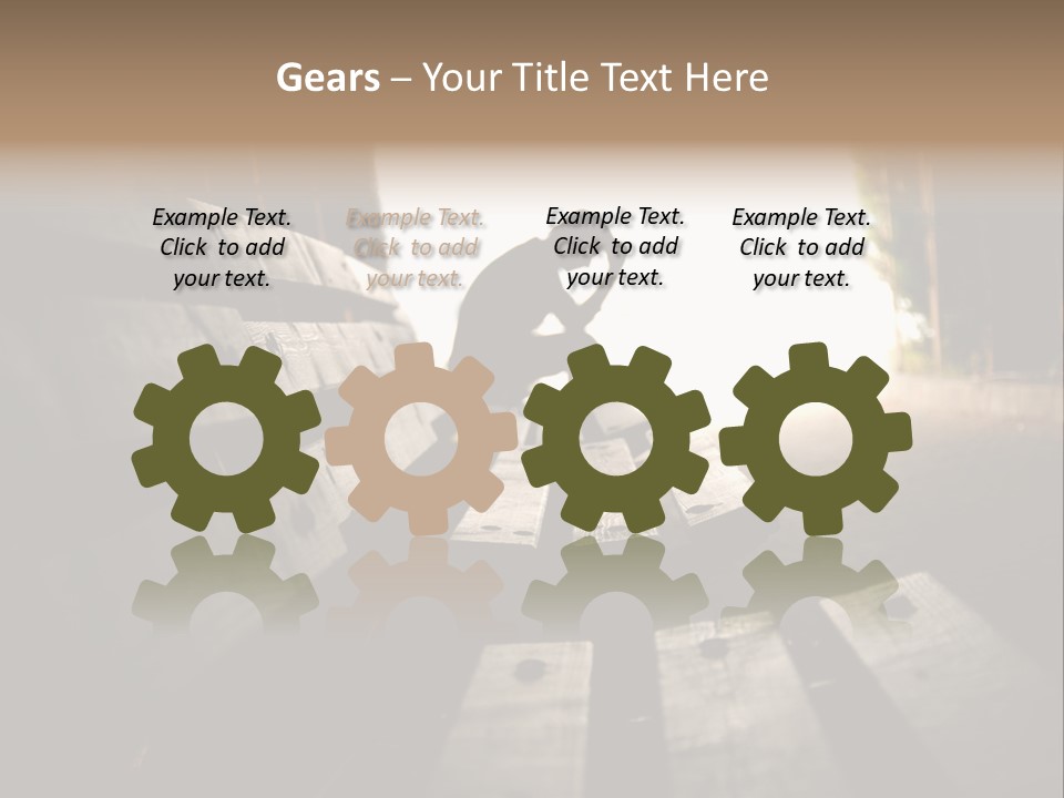 Greenhouse Concept Skateboard PowerPoint Template