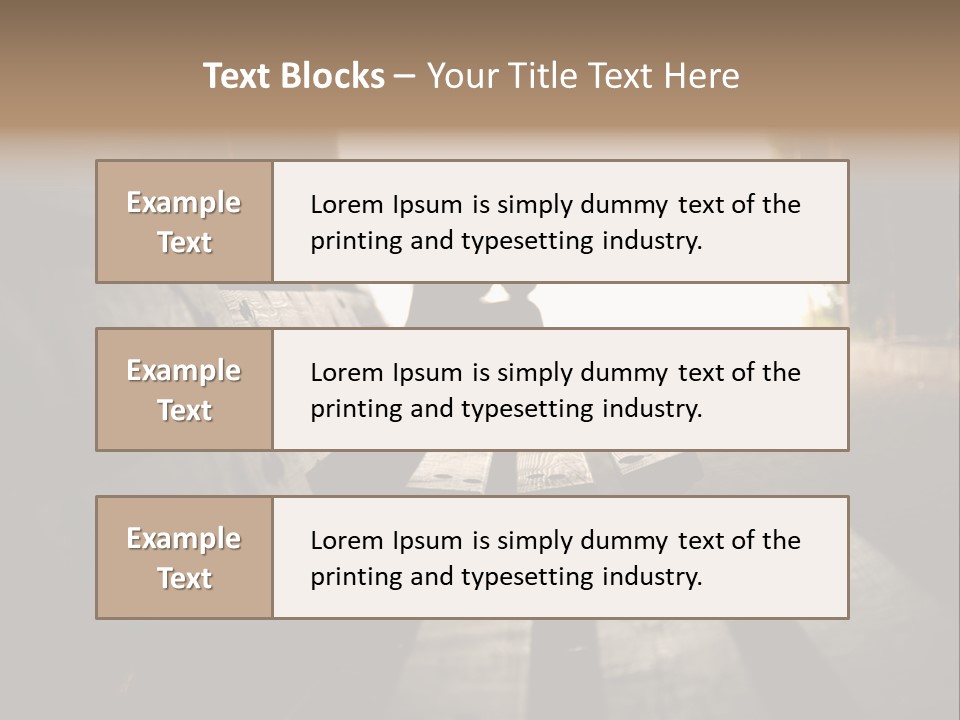 Greenhouse Concept Skateboard PowerPoint Template