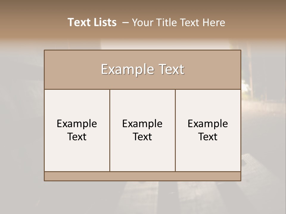 Greenhouse Concept Skateboard PowerPoint Template
