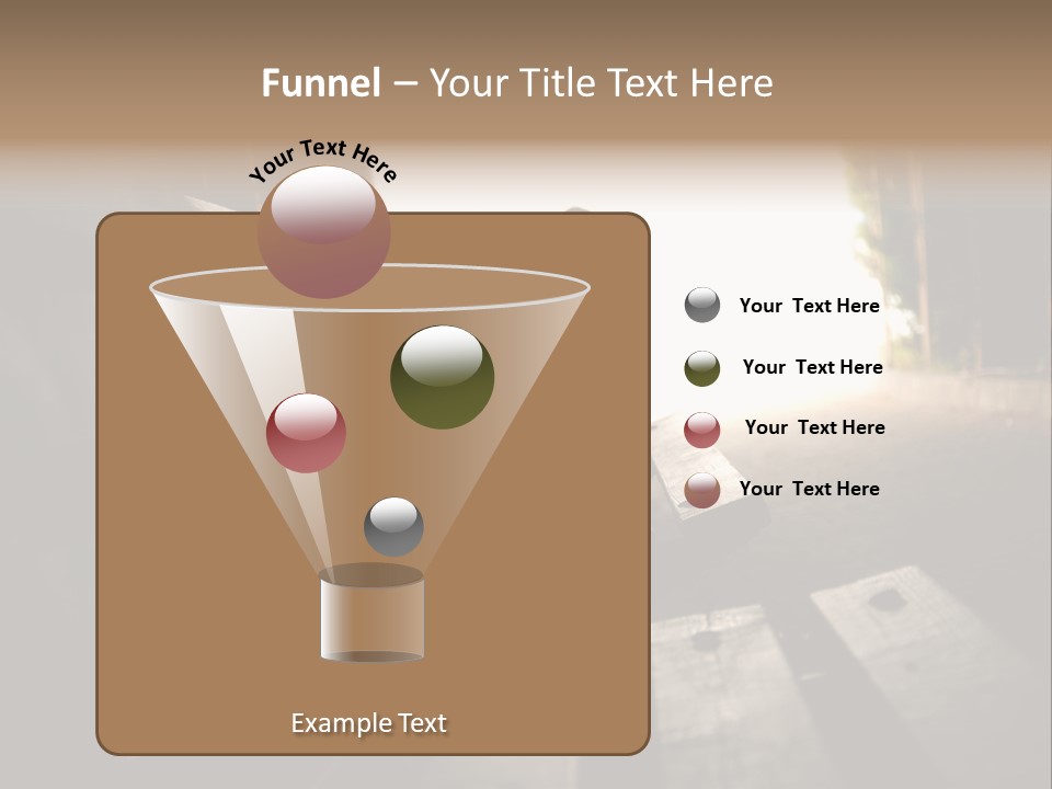 Greenhouse Concept Skateboard PowerPoint Template