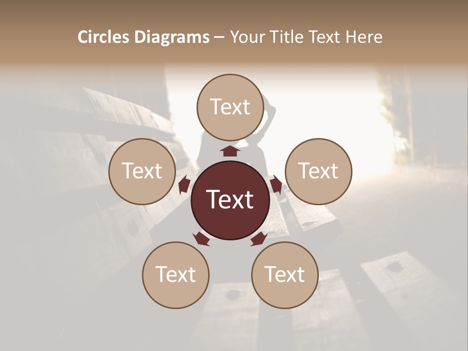 Greenhouse Concept Skateboard PowerPoint Template