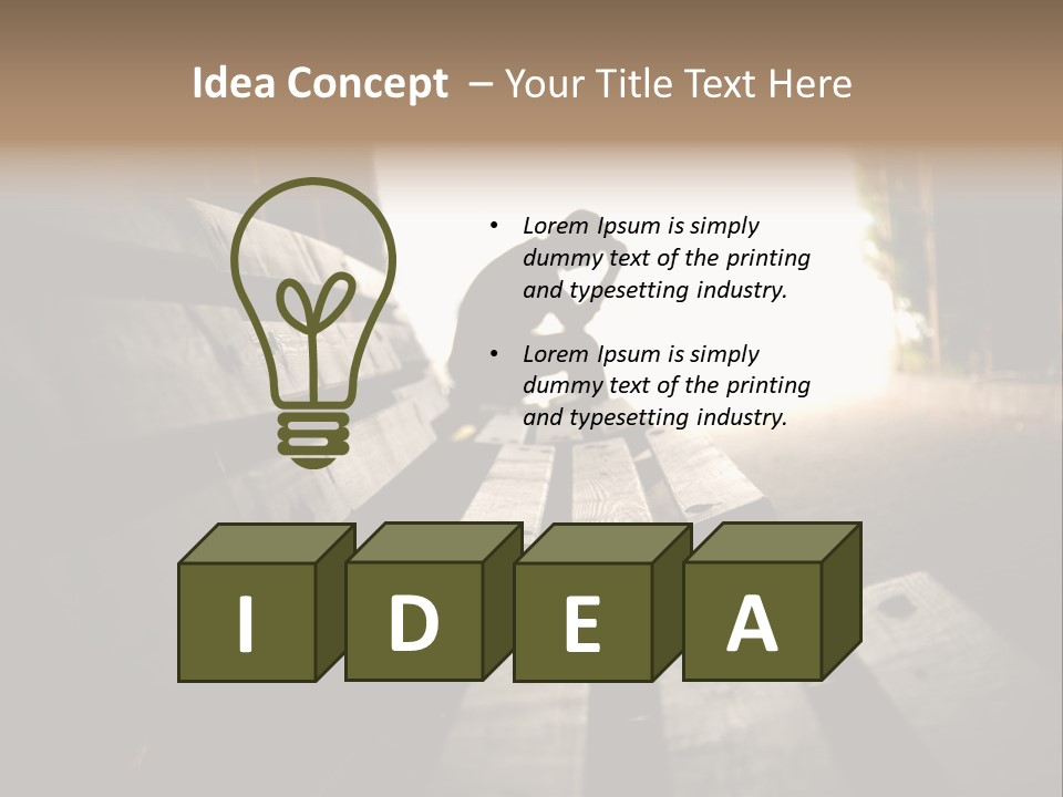 Greenhouse Concept Skateboard PowerPoint Template