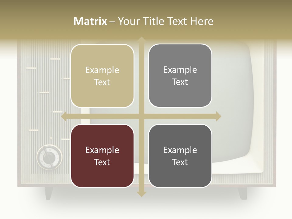 Knob Nobody Show PowerPoint Template