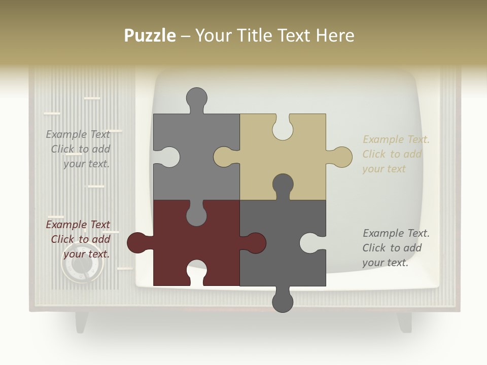 Knob Nobody Show PowerPoint Template