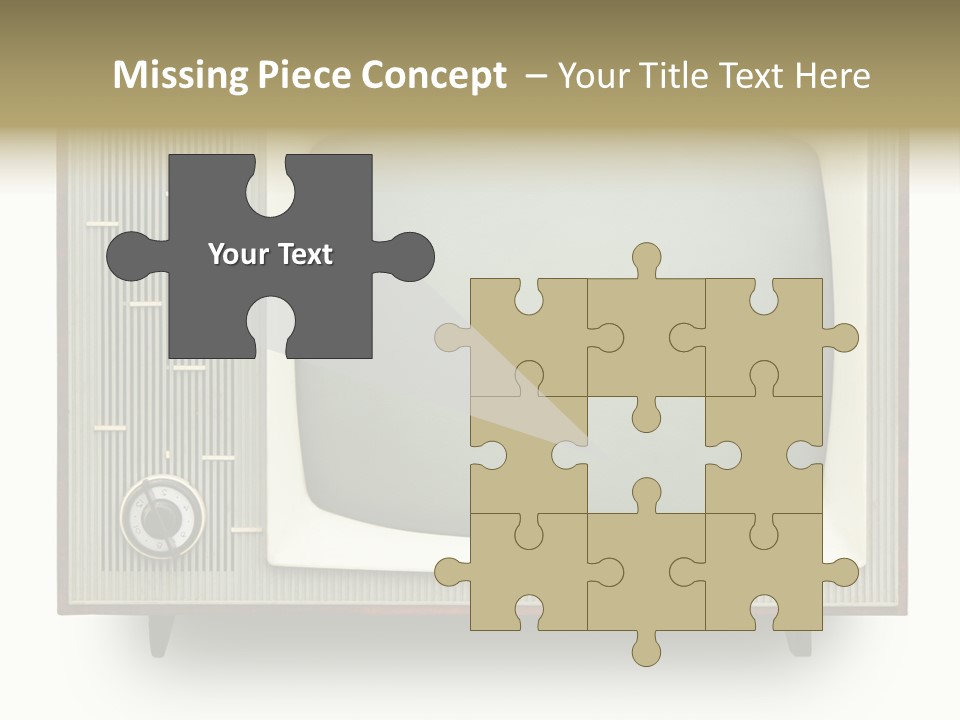 Knob Nobody Show PowerPoint Template