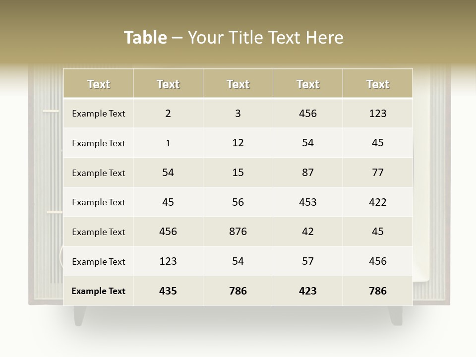 Knob Nobody Show PowerPoint Template