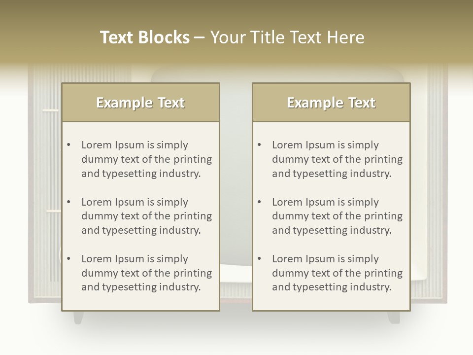 Knob Nobody Show PowerPoint Template