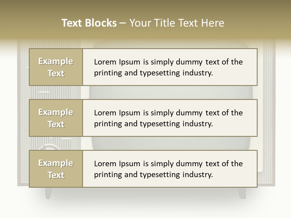 Knob Nobody Show PowerPoint Template