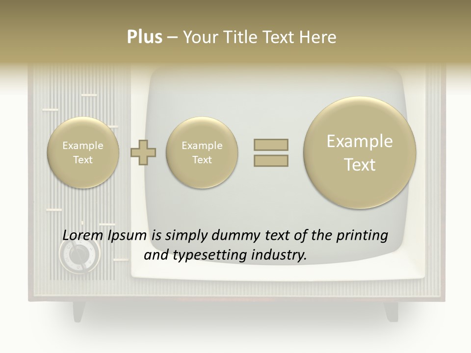 Knob Nobody Show PowerPoint Template