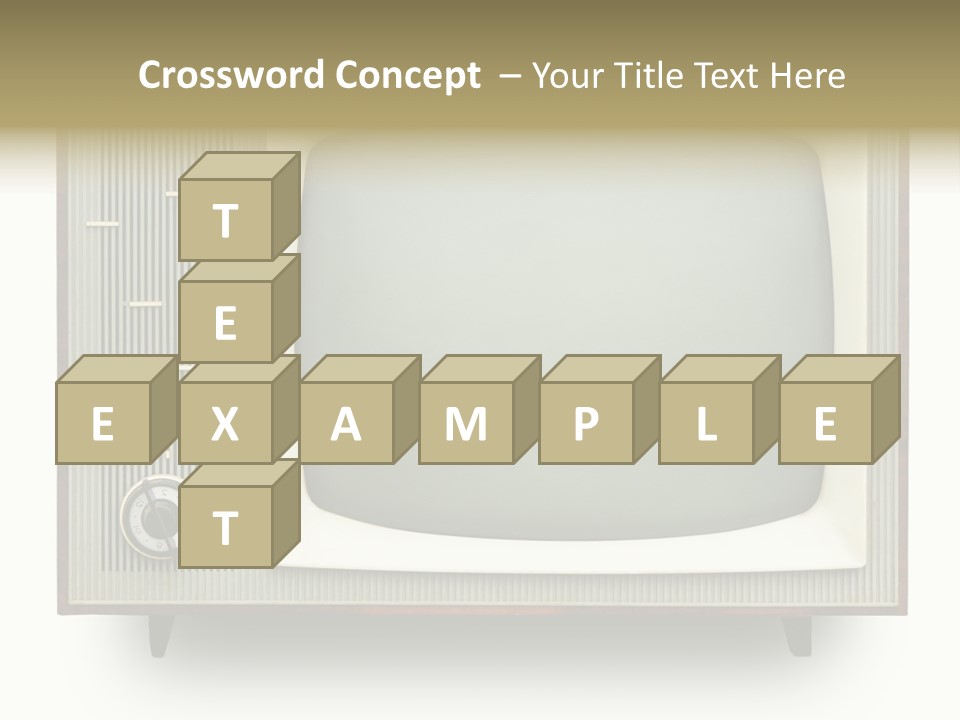 Knob Nobody Show PowerPoint Template