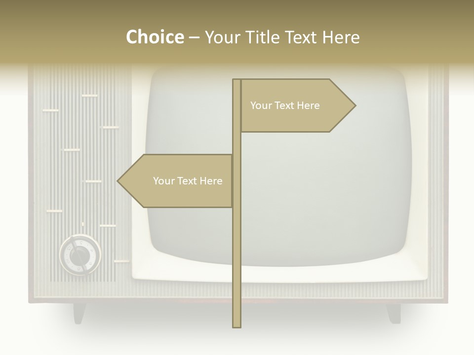 Knob Nobody Show PowerPoint Template