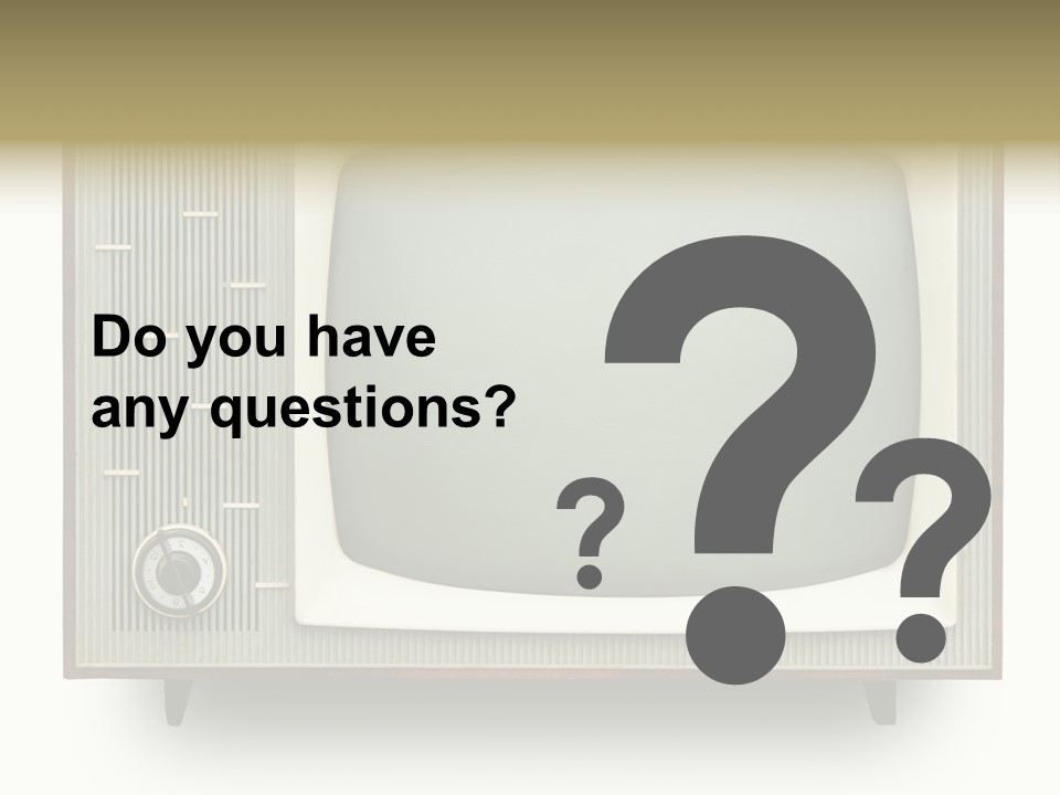 Knob Nobody Show PowerPoint Template