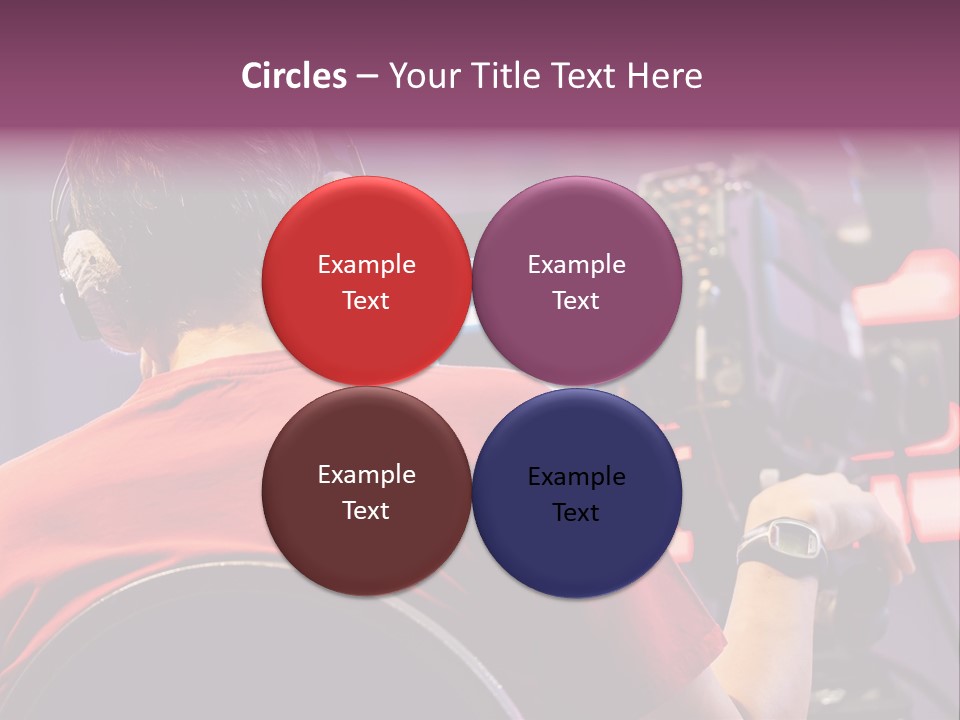 Industry Tripod Screen Movie PowerPoint Template