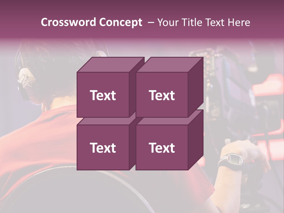 Industry Tripod Screen Movie PowerPoint Template