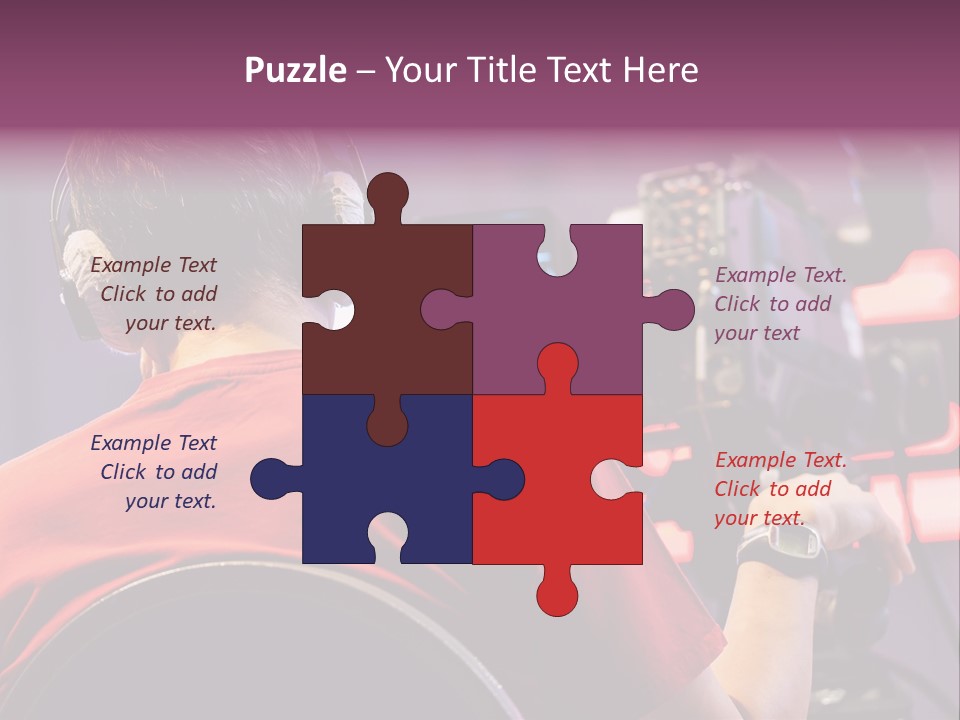 Industry Tripod Screen Movie PowerPoint Template