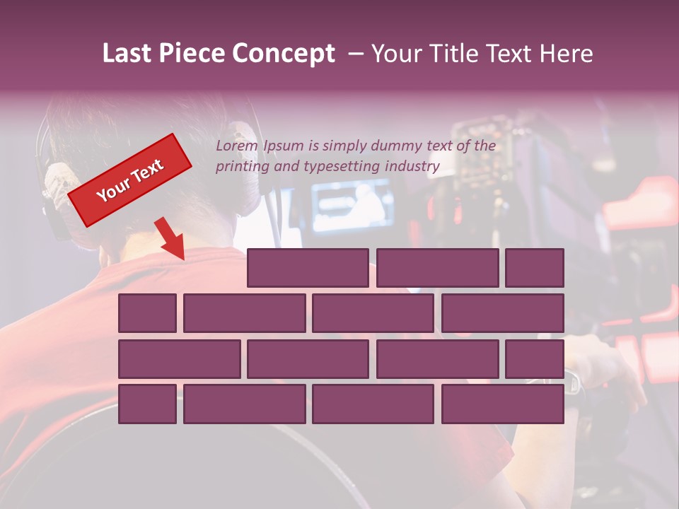 Industry Tripod Screen Movie PowerPoint Template
