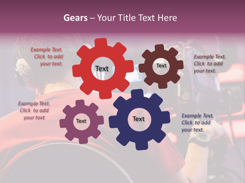 Industry Tripod Screen Movie PowerPoint Template