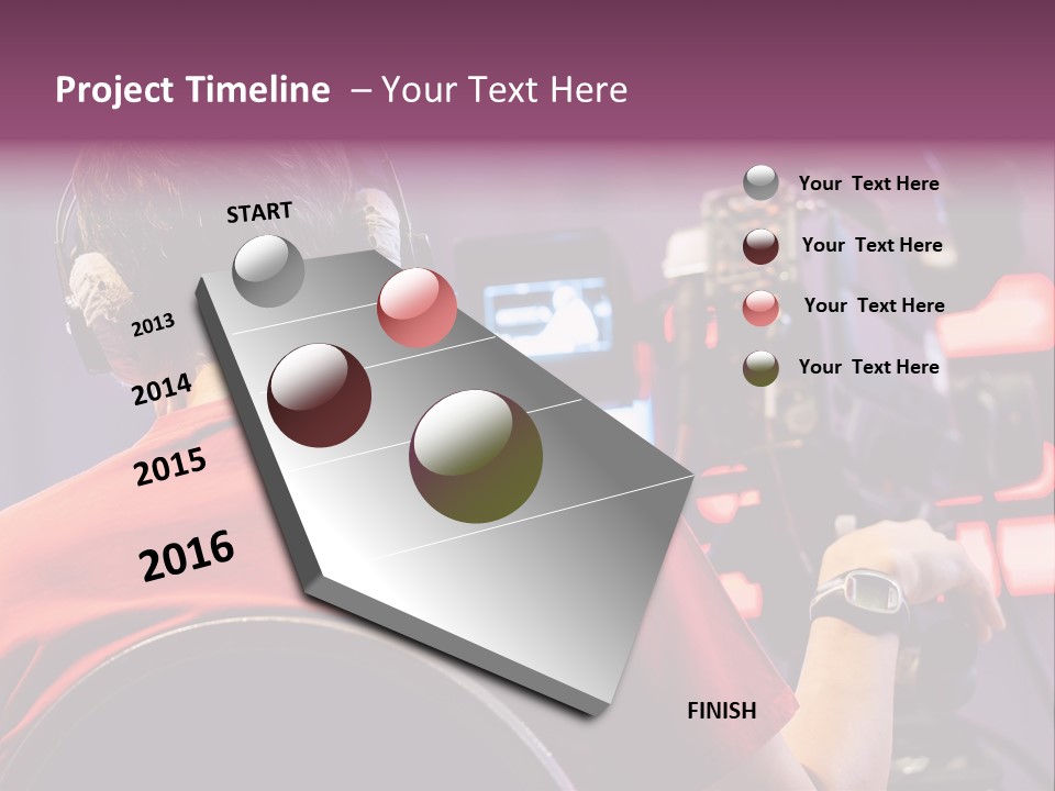 Industry Tripod Screen Movie PowerPoint Template