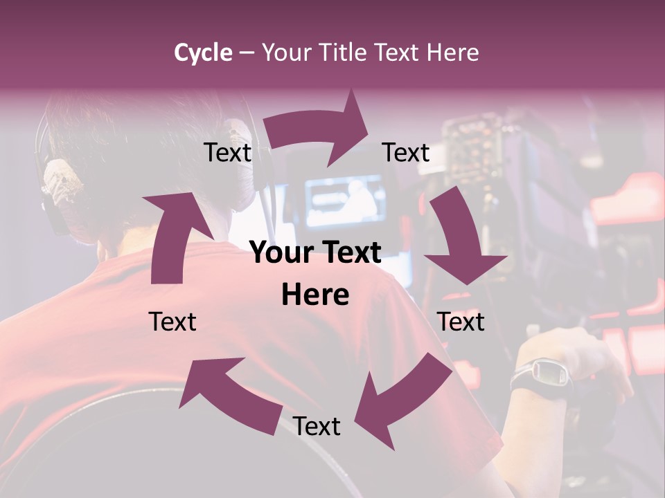 Industry Tripod Screen Movie PowerPoint Template