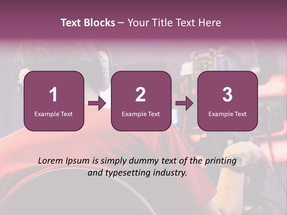 Industry Tripod Screen Movie PowerPoint Template