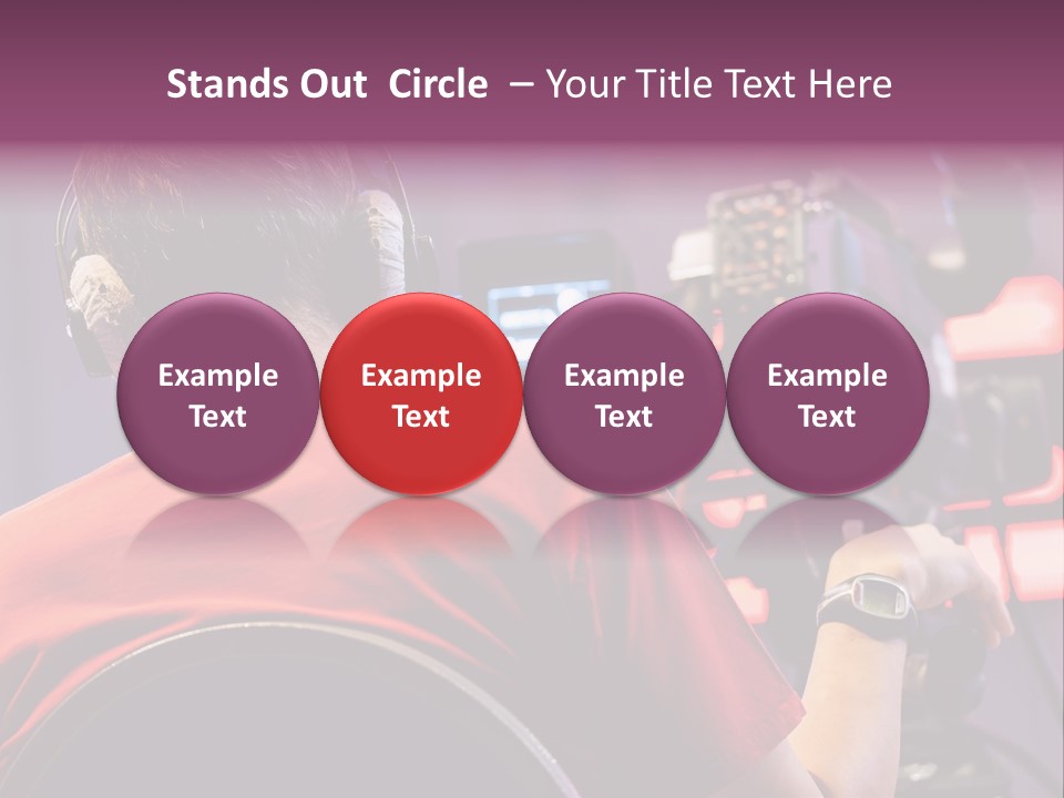 Industry Tripod Screen Movie PowerPoint Template