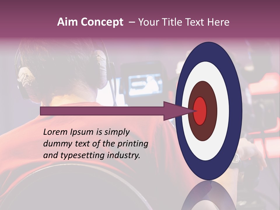 Industry Tripod Screen Movie PowerPoint Template