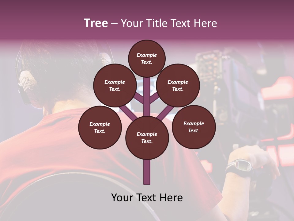 Industry Tripod Screen Movie PowerPoint Template