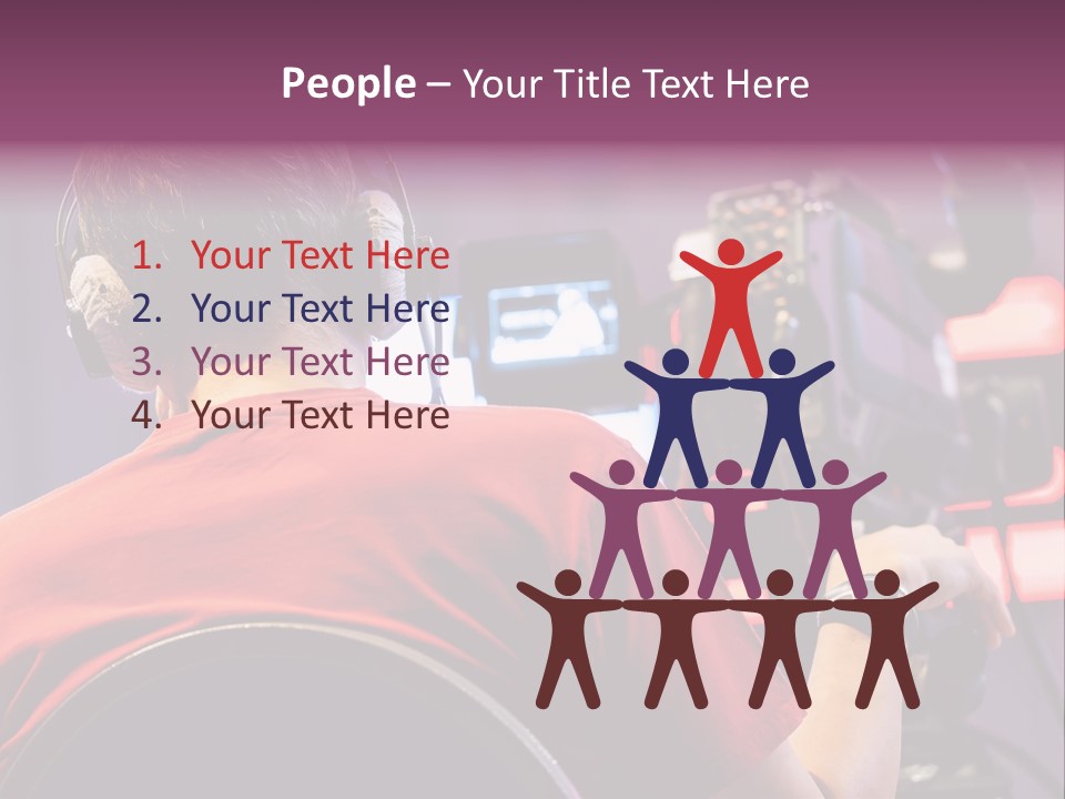 Industry Tripod Screen Movie PowerPoint Template