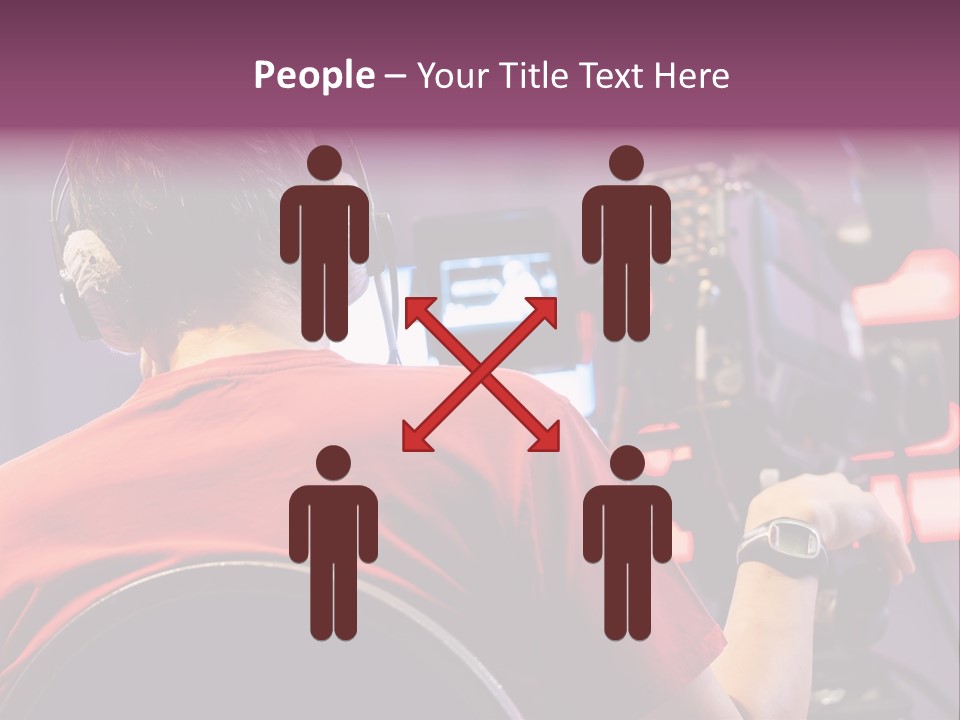 Industry Tripod Screen Movie PowerPoint Template