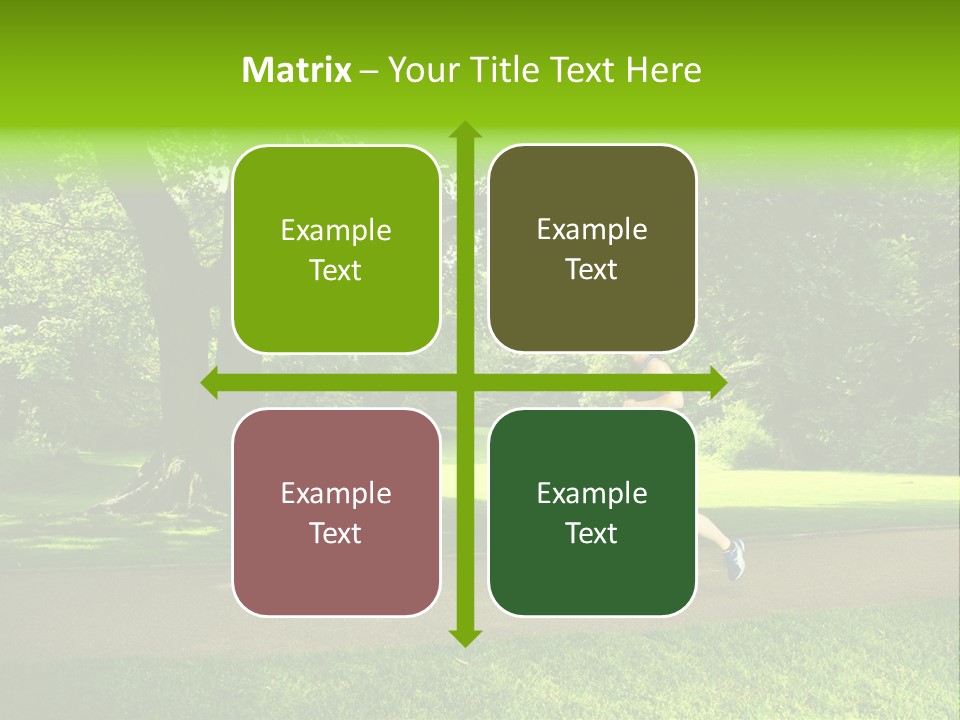 Jogger Exercise Racing PowerPoint Template