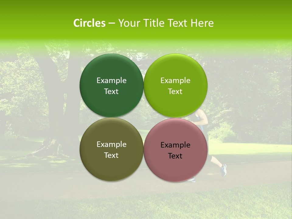 Jogger Exercise Racing PowerPoint Template